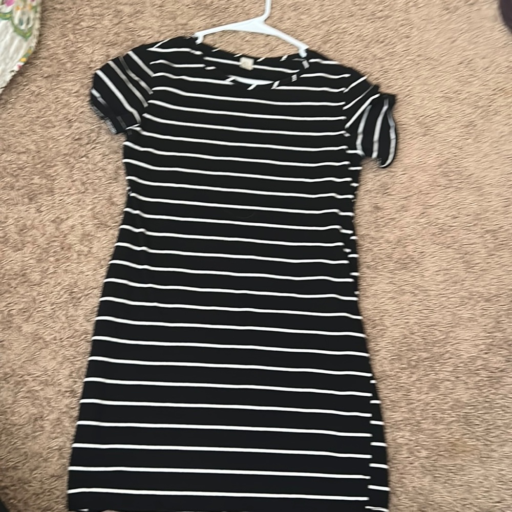 Striped t shirt dress